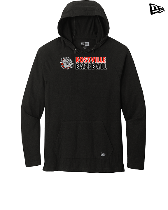 Rossville Dawgs 9U Baseball Basic - New Era Tri-Blend Hoodie