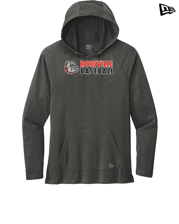 Rossville Dawgs 9U Baseball Basic - New Era Tri-Blend Hoodie