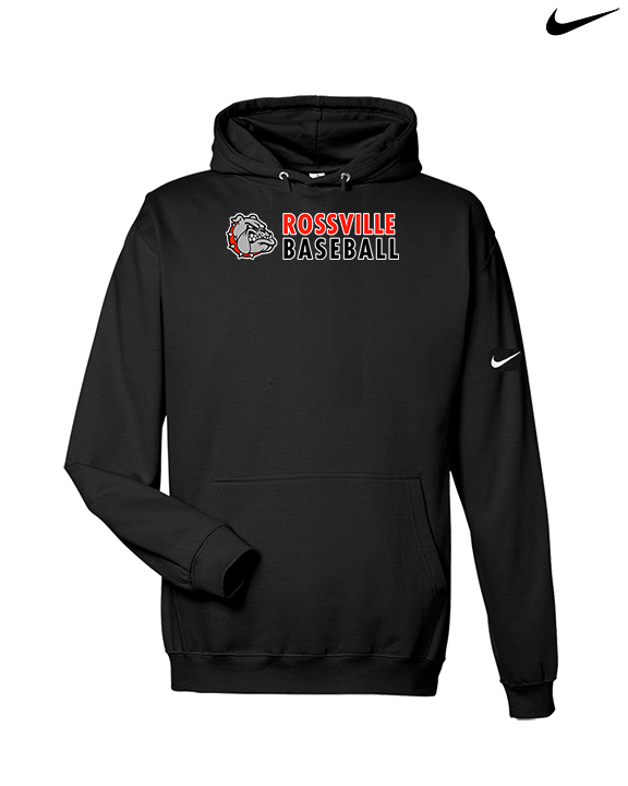 Rossville Dawgs 9U Baseball Basic - Nike Club Fleece Hoodie