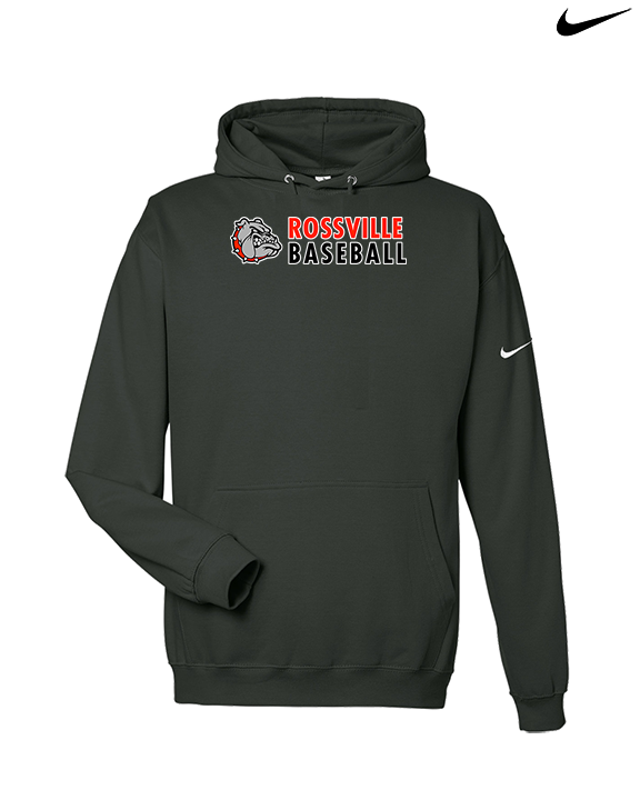 Rossville Dawgs 9U Baseball Basic - Nike Club Fleece Hoodie