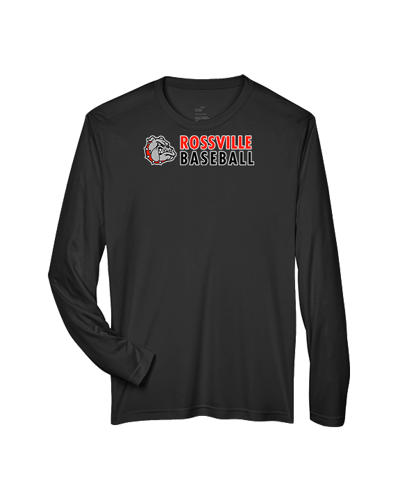 Rossville Dawgs 9U Baseball Basic - Performance Longsleeve