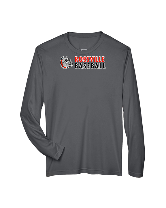 Rossville Dawgs 9U Baseball Basic - Performance Longsleeve