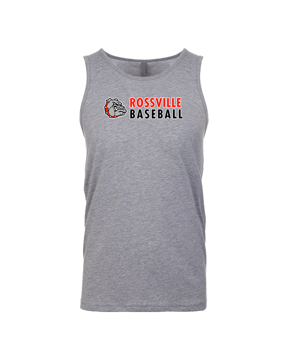 Rossville Dawgs 9U Baseball Basic - Tank Top