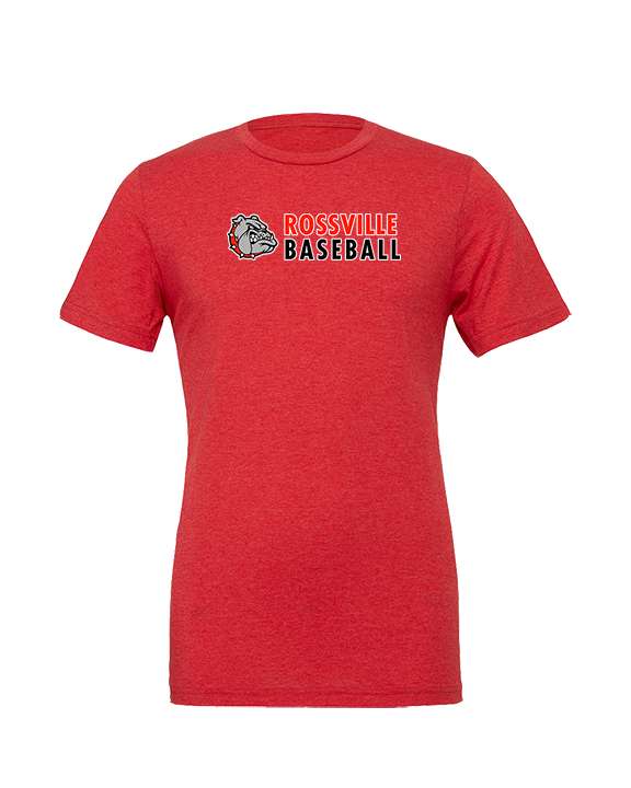 Rossville Dawgs 9U Baseball Basic - Tri-Blend Shirt