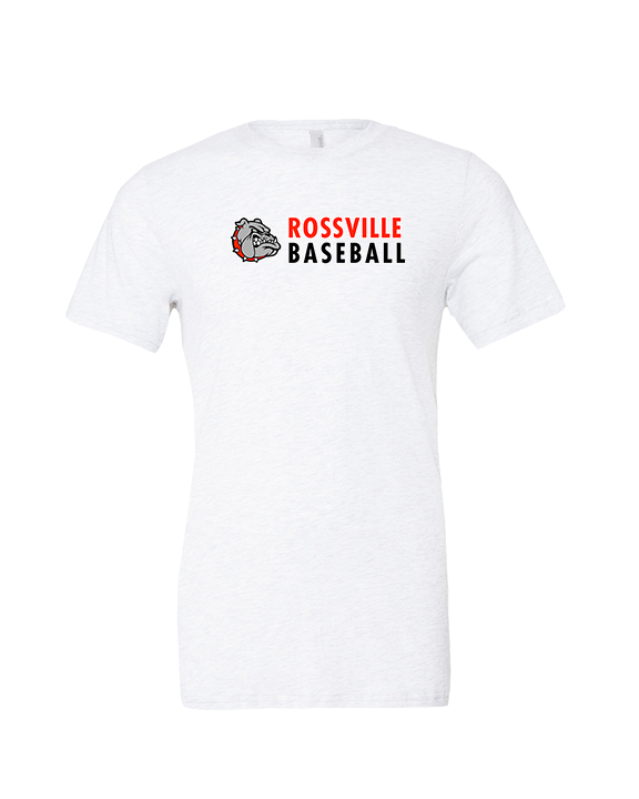 Rossville Dawgs 9U Baseball Basic - Tri-Blend Shirt