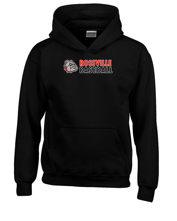 Rossville Dawgs 9U Baseball Basic - Unisex Hoodie