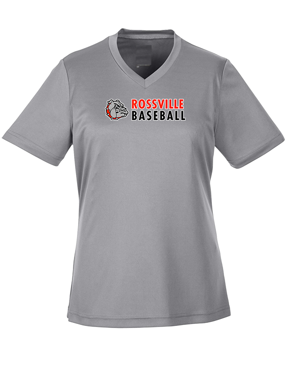 Rossville Dawgs 9U Baseball Basic - Womens Performance Shirt