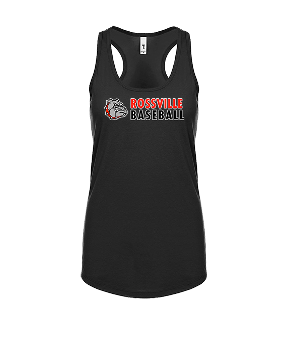 Rossville Dawgs 9U Baseball Basic - Womens Tank Top