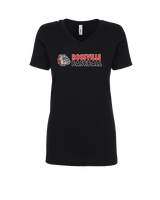 Rossville Dawgs 9U Baseball Basic - Womens V-Neck