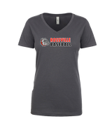 Rossville Dawgs 9U Baseball Basic - Womens V-Neck