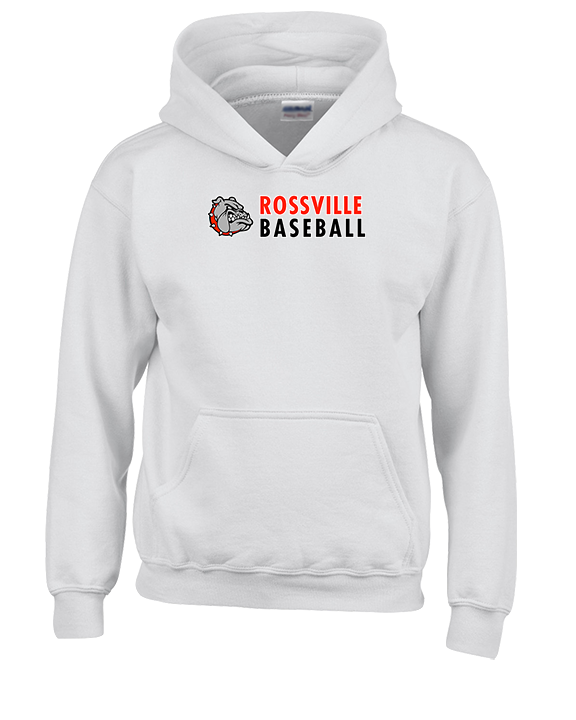 Rossville Dawgs 9U Baseball Basic - Youth Hoodie