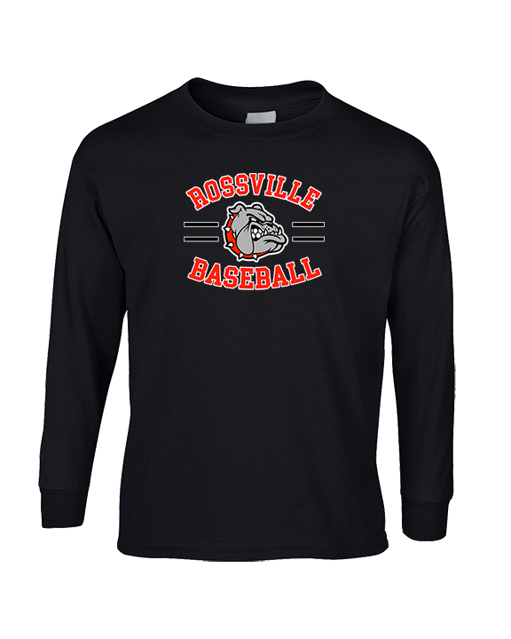 Rossville Dawgs 9U Baseball Curve - Cotton Longsleeve