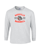 Rossville Dawgs 9U Baseball Curve - Cotton Longsleeve