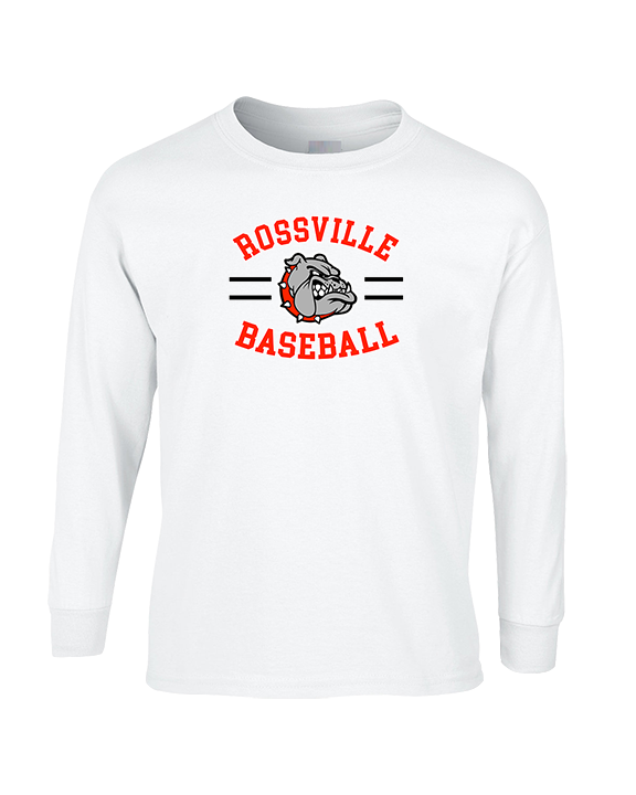 Rossville Dawgs 9U Baseball Curve - Cotton Longsleeve