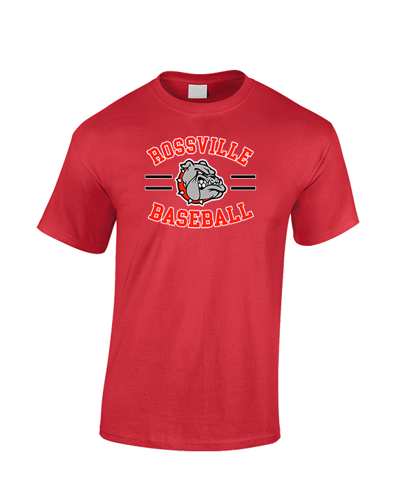 Rossville Dawgs 9U Baseball Curve - Cotton T-Shirt