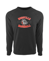 Rossville Dawgs 9U Baseball Curve - Crewneck Sweatshirt