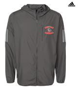 Rossville Dawgs 9U Baseball Curve - Mens Adidas Full Zip Jacket