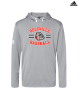 Rossville Dawgs 9U Baseball Curve - Mens Adidas Hoodie