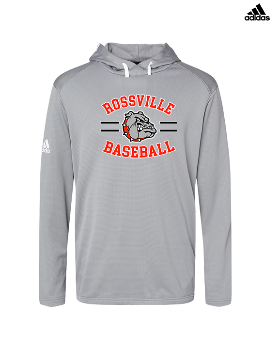 Rossville Dawgs 9U Baseball Curve - Mens Adidas Hoodie