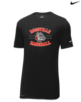 Rossville Dawgs 9U Baseball Curve - Mens Nike Cotton Poly Tee