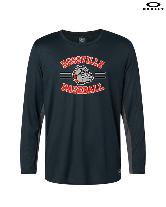 Rossville Dawgs 9U Baseball Curve - Mens Oakley Longsleeve