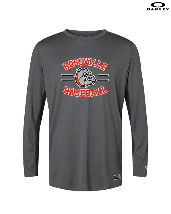 Rossville Dawgs 9U Baseball Curve - Mens Oakley Longsleeve