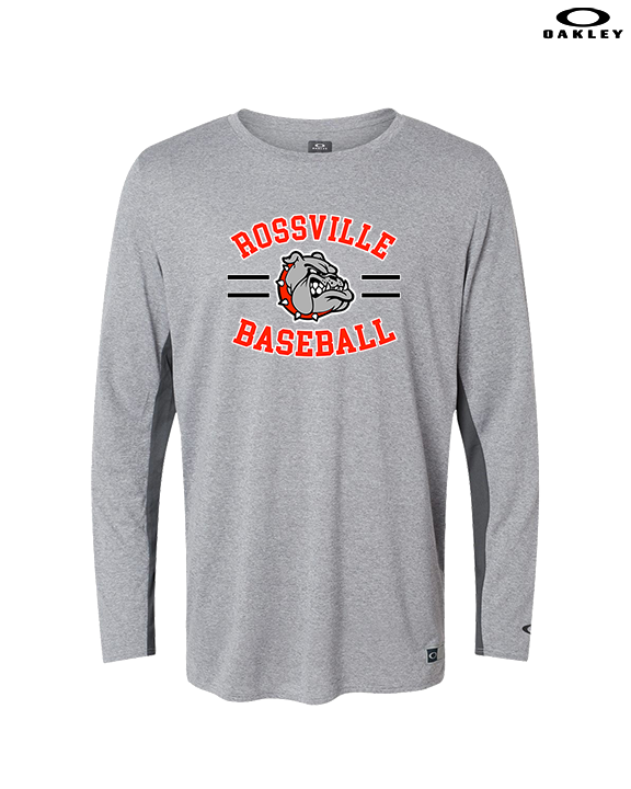 Rossville Dawgs 9U Baseball Curve - Mens Oakley Longsleeve