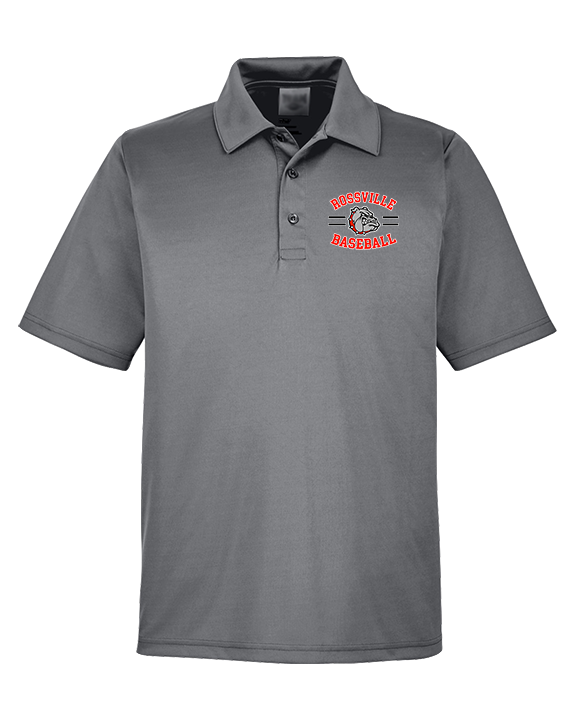 Rossville Dawgs 9U Baseball Curve - Mens Polo