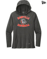 Rossville Dawgs 9U Baseball Curve - New Era Tri-Blend Hoodie