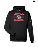 Rossville Dawgs 9U Baseball Curve - Nike Club Fleece Hoodie