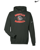 Rossville Dawgs 9U Baseball Curve - Nike Club Fleece Hoodie