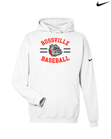 Rossville Dawgs 9U Baseball Curve - Nike Club Fleece Hoodie