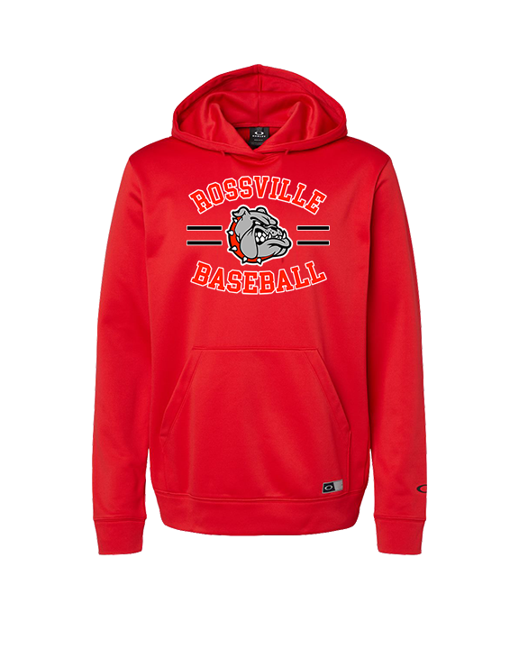 Rossville Dawgs 9U Baseball Curve - Oakley Performance Hoodie