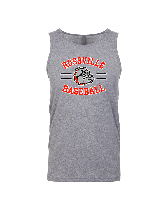 Rossville Dawgs 9U Baseball Curve - Tank Top