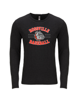 Rossville Dawgs 9U Baseball Curve - Tri-Blend Long Sleeve