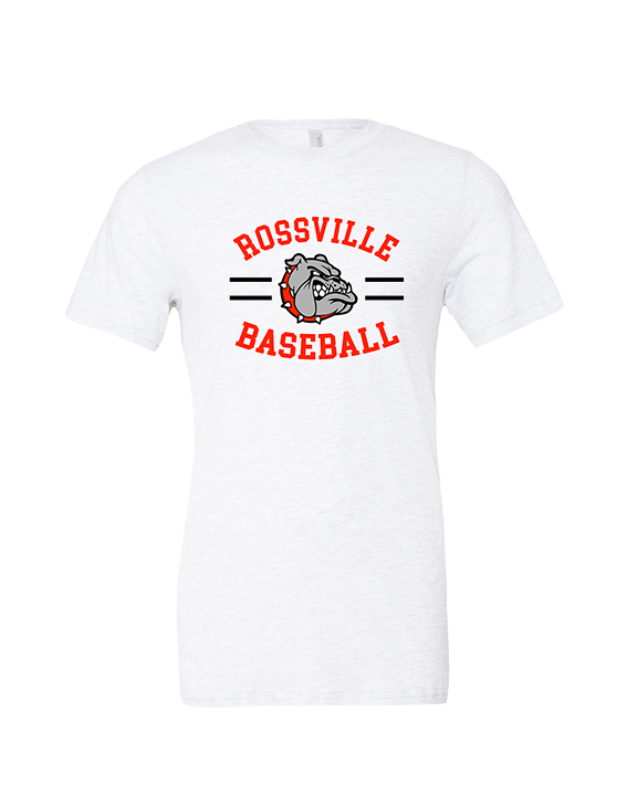 Rossville Dawgs 9U Baseball Curve - Tri-Blend Shirt