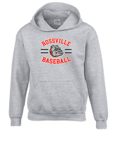 Rossville Dawgs 9U Baseball Curve - Unisex Hoodie