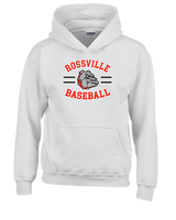 Rossville Dawgs 9U Baseball Curve - Unisex Hoodie