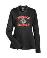 Rossville Dawgs 9U Baseball Curve - Womens Performance Longsleeve