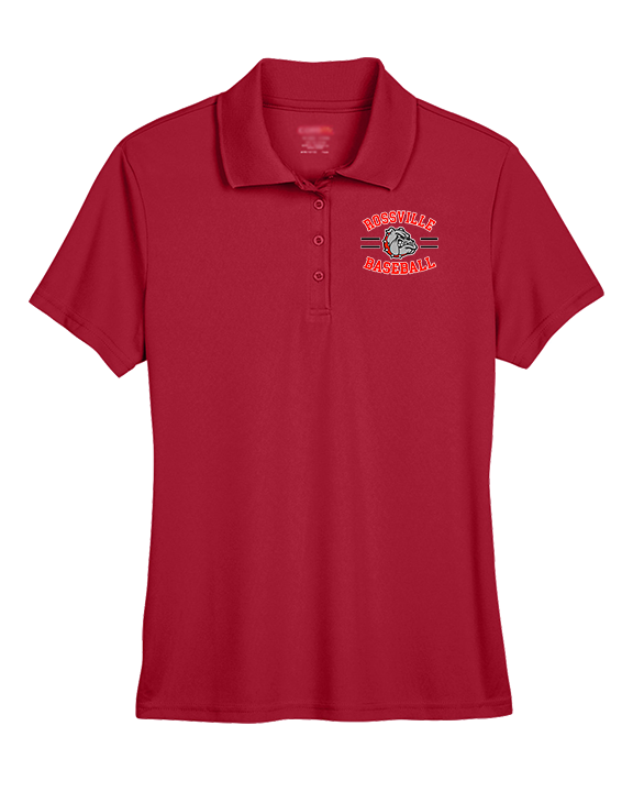 Rossville Dawgs 9U Baseball Curve - Womens Polo