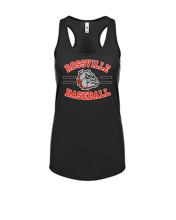 Rossville Dawgs 9U Baseball Curve - Womens Tank Top