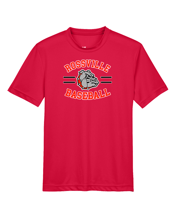 Rossville Dawgs 9U Baseball Curve - Youth Performance Shirt