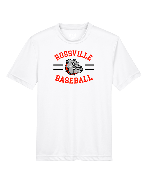 Rossville Dawgs 9U Baseball Curve - Youth Performance Shirt