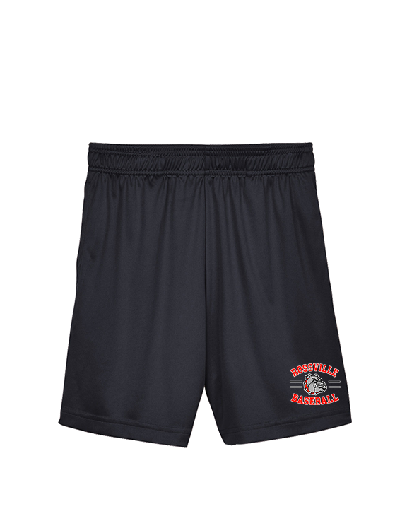 Rossville Dawgs 9U Baseball Curve - Youth Training Shorts