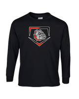 Rossville Dawgs 9U Baseball Plate - Cotton Longsleeve