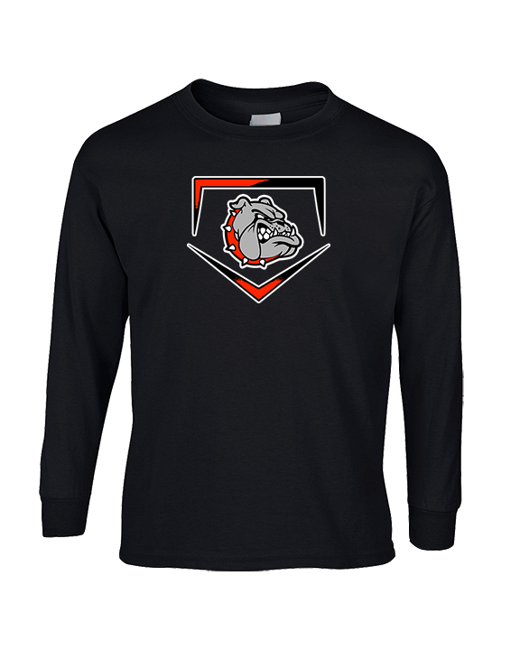 Rossville Dawgs 9U Baseball Plate - Cotton Longsleeve