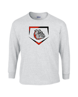 Rossville Dawgs 9U Baseball Plate - Cotton Longsleeve