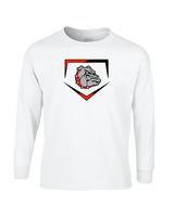 Rossville Dawgs 9U Baseball Plate - Cotton Longsleeve