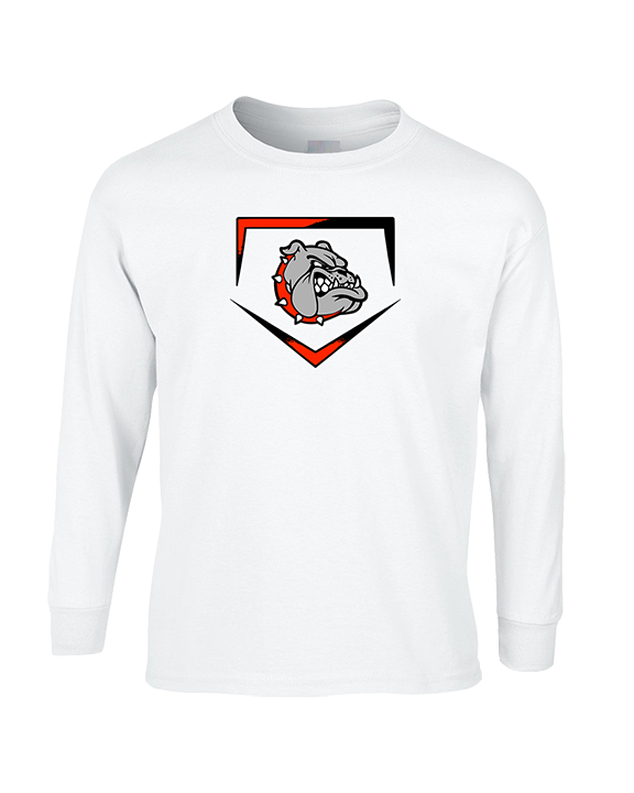 Rossville Dawgs 9U Baseball Plate - Cotton Longsleeve