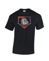 Rossville Dawgs 9U Baseball Plate - Cotton T-Shirt